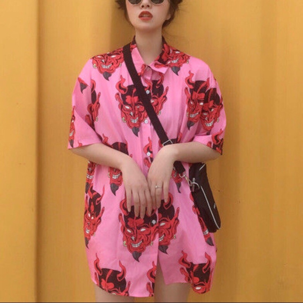 Graphic Blouse